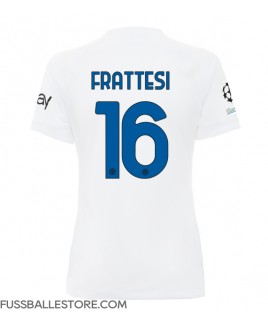 Günstige Inter Milan Davide Frattesi #16 Auswärtstrikot Damen 2023-24 Kurzarm